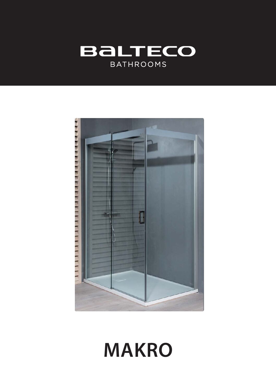 Installation manual of Makro shower enclosure