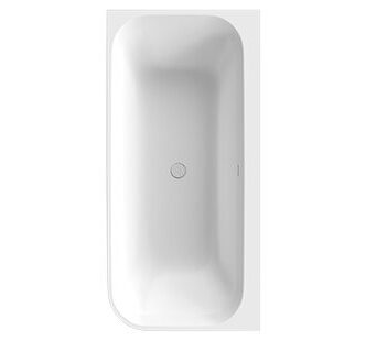 Top view of the Como L Xonyx™ corner bath with left-hand configuration