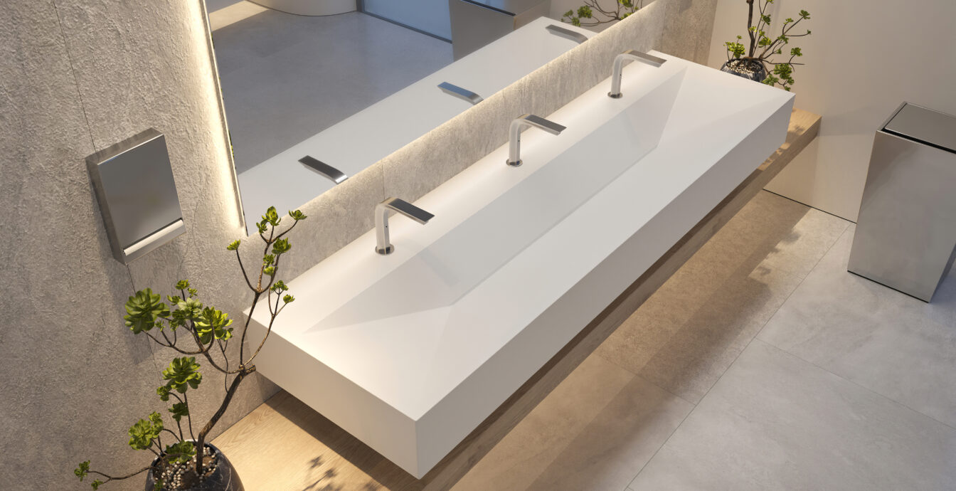 E serjios Xonyx™ latakinis praustuvas viešajai erdvei