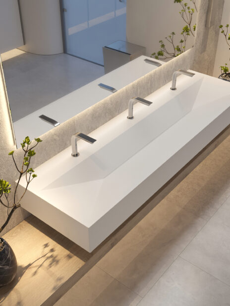 Balteco Xonyx™ E-seeria rennvalamu modernses vannitoas