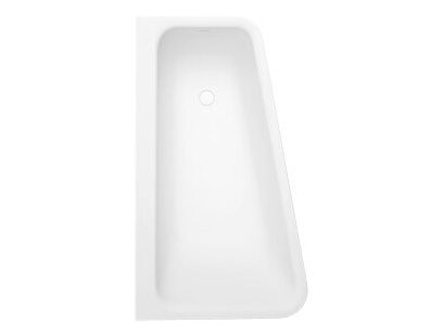 Axonometric view of the Gamma 150 Xonyx™ corner bath with left-hand configuration