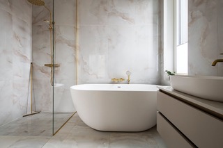 Halo kivivann_Lilia Kristianson interior designer_Balteco bath  private home in Kristiine_Photo Terje Ugandi