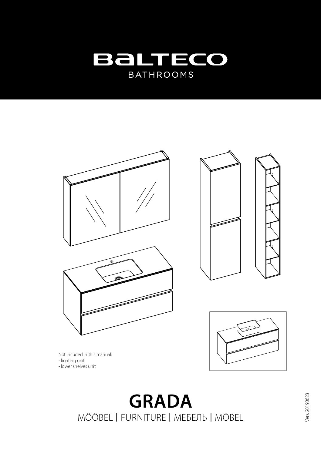 GRADA bathroom furniture installation manual
