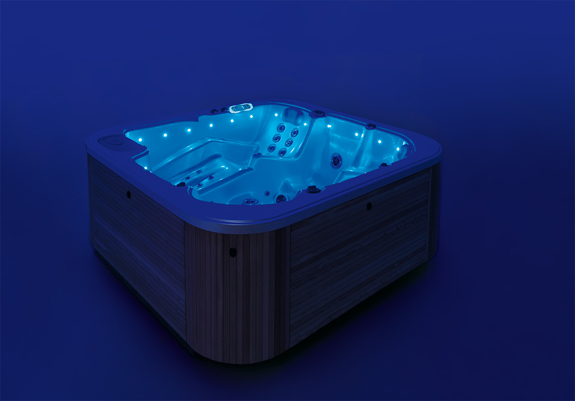 Aqua minibassein,Wellspa spaa,koduspaa,väike spaa,3-kohaline minibassein,terrassibassein,lamamiskohaga spaa,aeda sobiv minibassein,Balteco Wellspa,Eesti disain