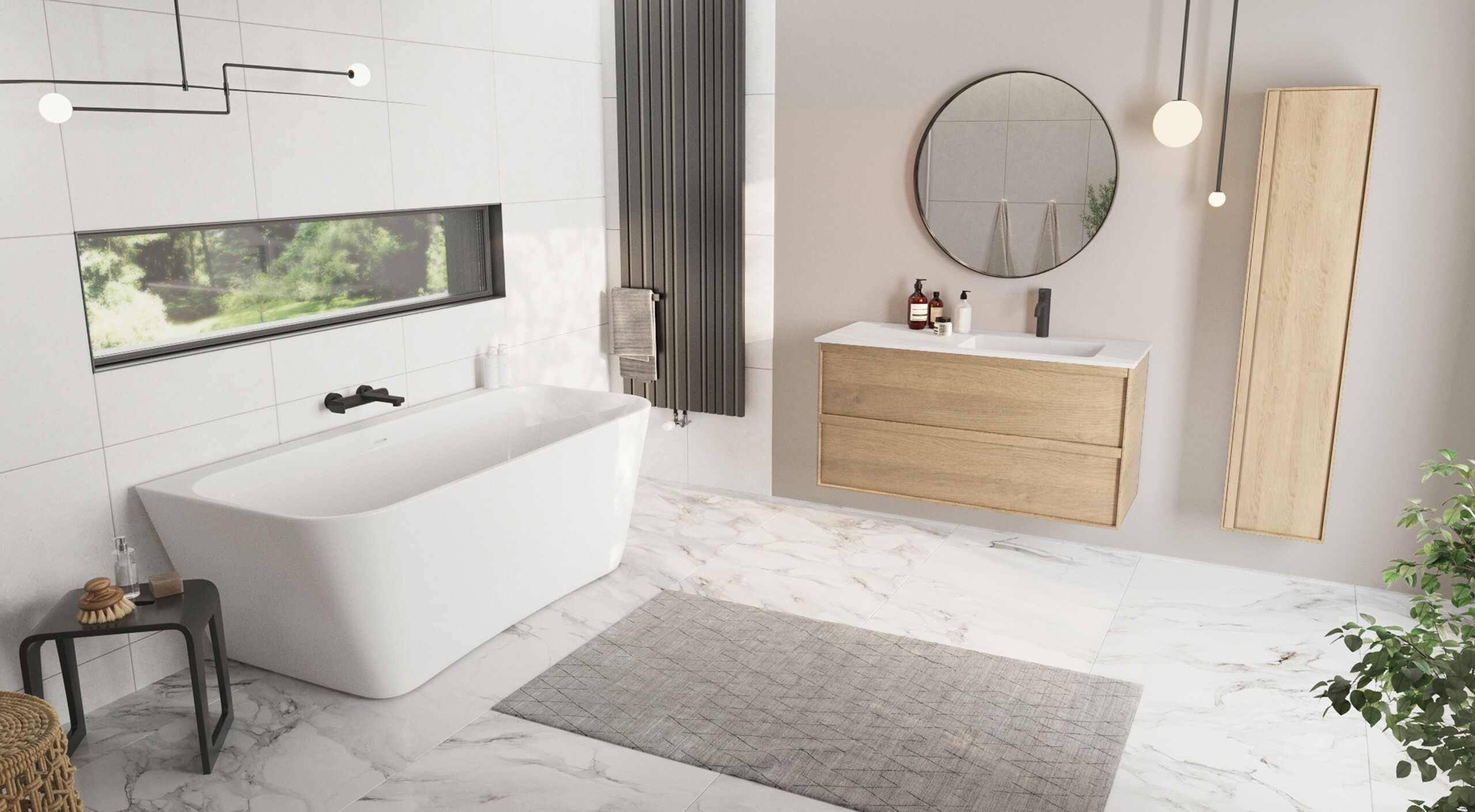 Carre vannitoamööbel,tammespoon,integreeritud käepidemed,eelkomplekteeritud kapid,50 cm sügavus,BLUM Tandembox,vaikselt sulguv,Xonyx lettvalamu,LED-peegel,Balteco mööbel,valge,must,pruun,kollane,sinine,poolmatt lakk,hall,standard värvid,grafiit,roheline,tume beež,helesinine,beež,heleroheline