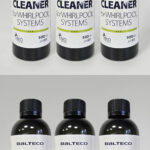 Kuus pudelit Balteco Pipe Cleaner 500 ml puhastusvahendit massaaživannide torustiku puhastamiseks ja desinfitseerimiseks.