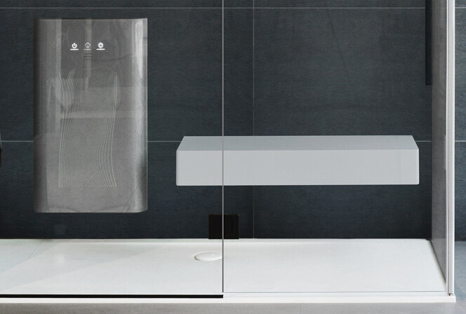 Balteco SteamBot™ – kompaktiškas, prie sienos montuojamas išmanus garo generatorius namų SPA ir garinei pirčiai