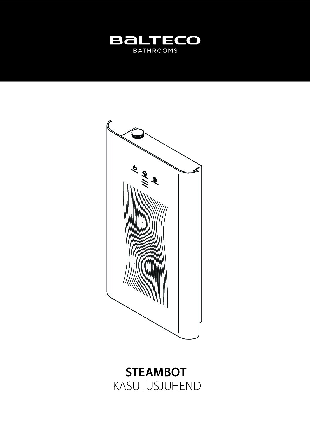 Balteco SteamBot steam generator installation manual – step-by-step guide for connecting and setting up the home steam system