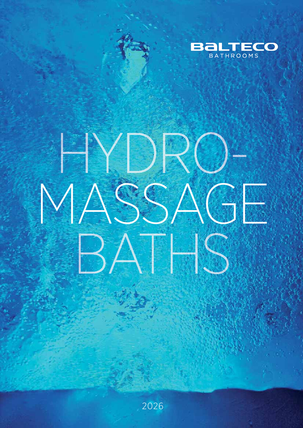 Acrylic bath catalogue featuring freestanding and built-in bathtubs for residential and commercial bathroom projects