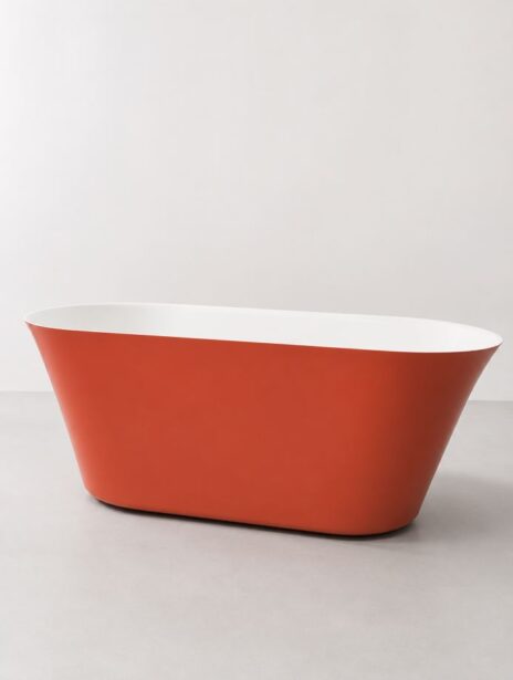Fiore xonyx™ solid surface kivivann oranžika välisviimistlusega – tartu salongi näidise müük