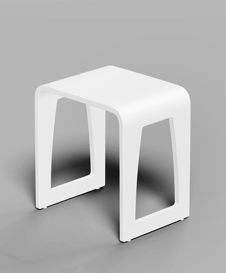 X30 I dušiiste minimalistlik ergonoomiline disain Xonyx™ Solid Surface materjalist