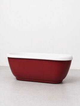 Vero xonyx™ solid surface kivivann punase välisviimistlusega tartu salongi näidise müük